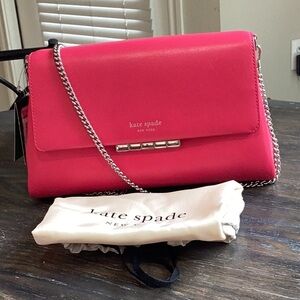 Kate Spade Grace Pink Leather Crossbody
